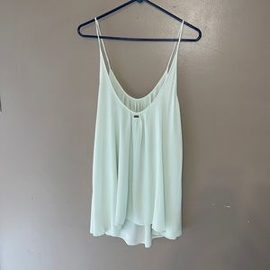 Roxy, Sea-foam Spaghetti Strap Gauze Dress